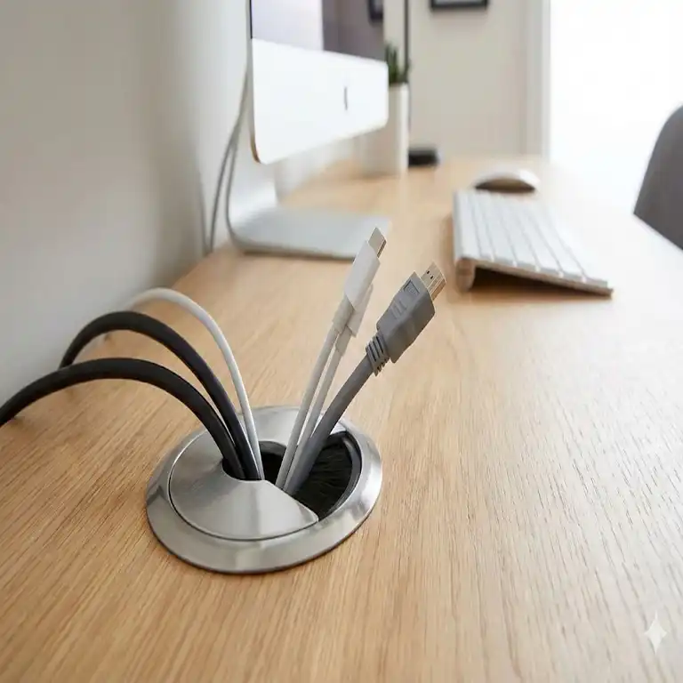 Kabeldurchlass Schreibtisch Rund: Die Ultimative Anleitung für Ordnung & Ergonomie 2026