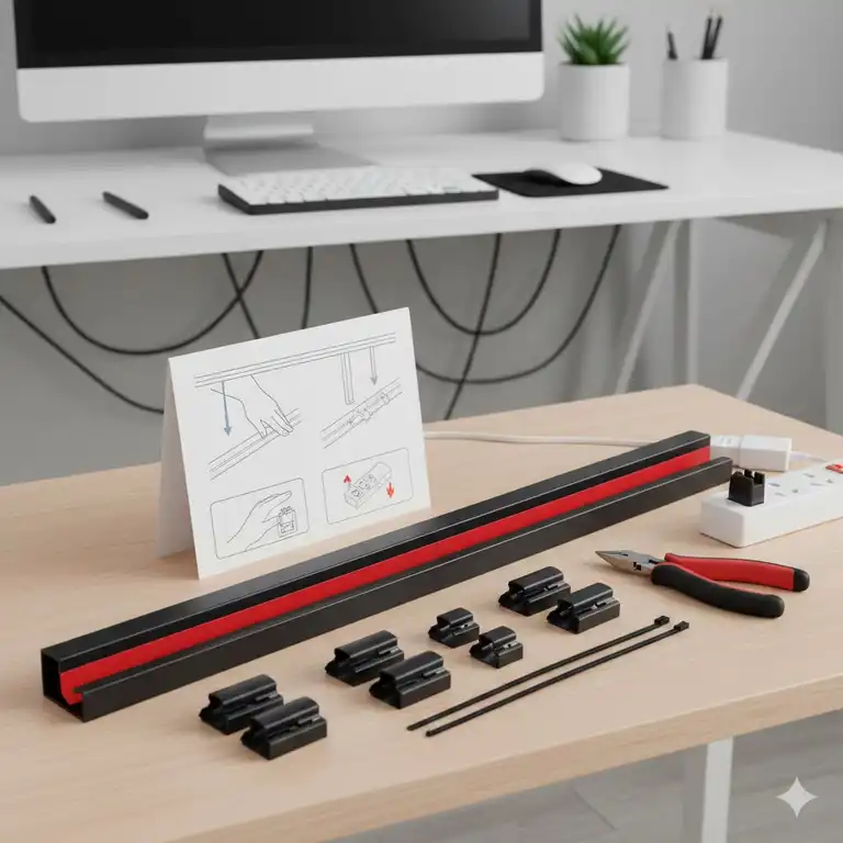 7 geniale Schreibtisch Kabelkanäl selbstklebend: Nie wieder Kabelsalat!