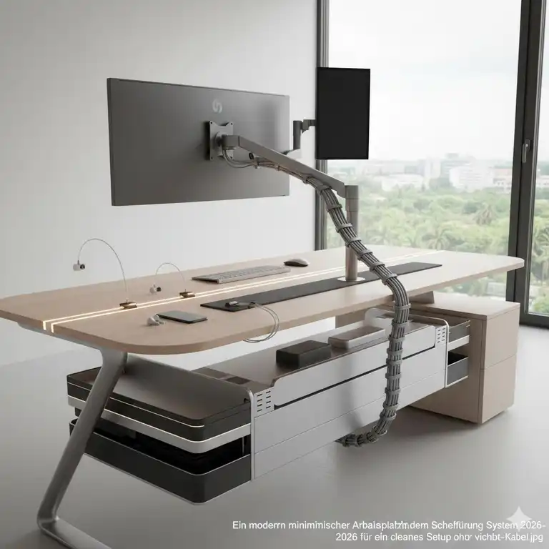 Schreibtisch Kabelführung System 2026: Die 7 besten Lösungen für Ordnung!