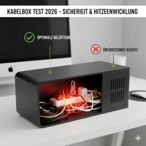 m kabelbox test 2026 wurde die Wärmeentwicklung und Sicherheit der verschiedenen Boxen detailliert geprüft.