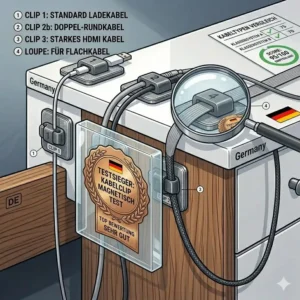 Die abschließende Bewertung und Empfehlung im kabelclip magnetisch test.