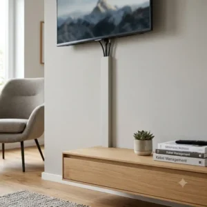 Ein unauffälliger Kabelkanal für tv kabel verstecken wand ideen.