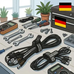 Illustration zeigt die Verwendung von witterungsbeständigen kabelbinder wiederlösbar zum sanften Festbinden von Pflanzen.