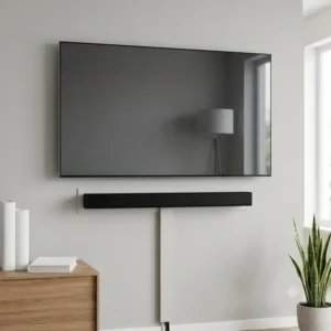 Saubere Kabelführung bei Soundbar tv kabel verstecken wand ideen.