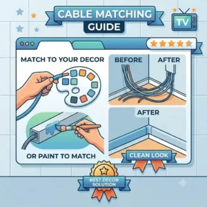 A detailed decor color matching guide showing paintable solutions for the tv kabelkanal test 2026.
