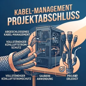 Customizing length by cutting a flexibler pc kabelschlauch to organize gaming setup cables